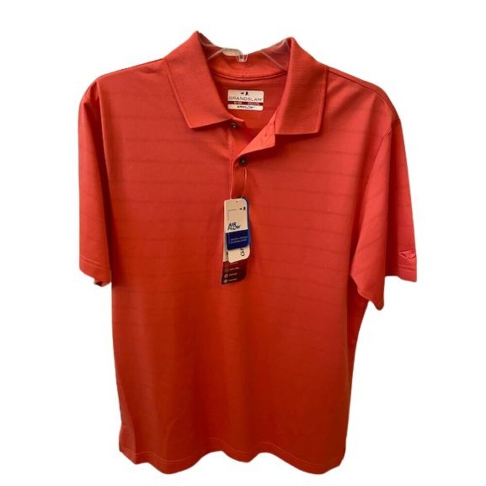 Grand Slam Airflow Polo Men’s Small Rose of Sharon New with Tags